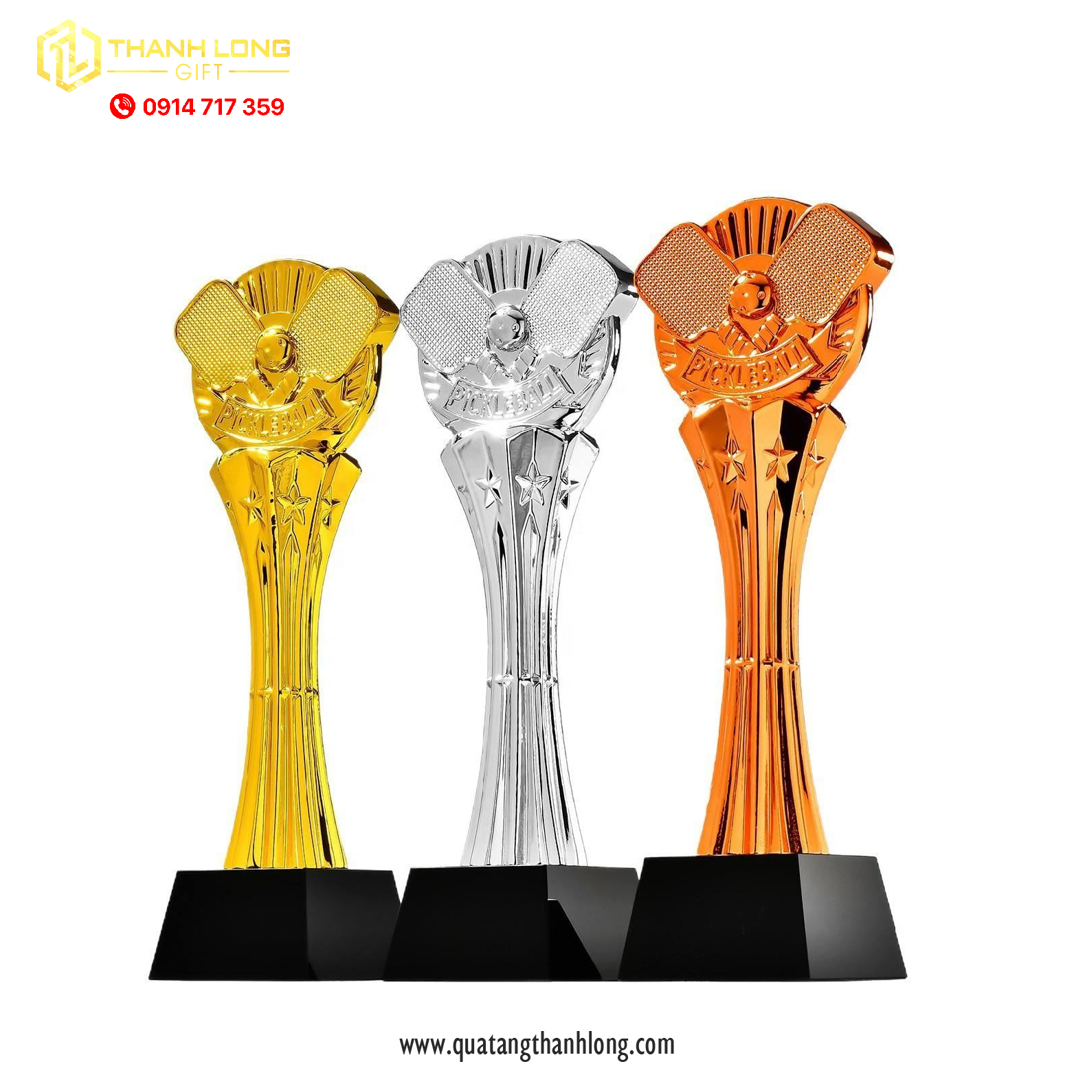 CÚP PICKLEBALL KIM LOẠI VÀNG – BẠC – ĐỒNG - p07