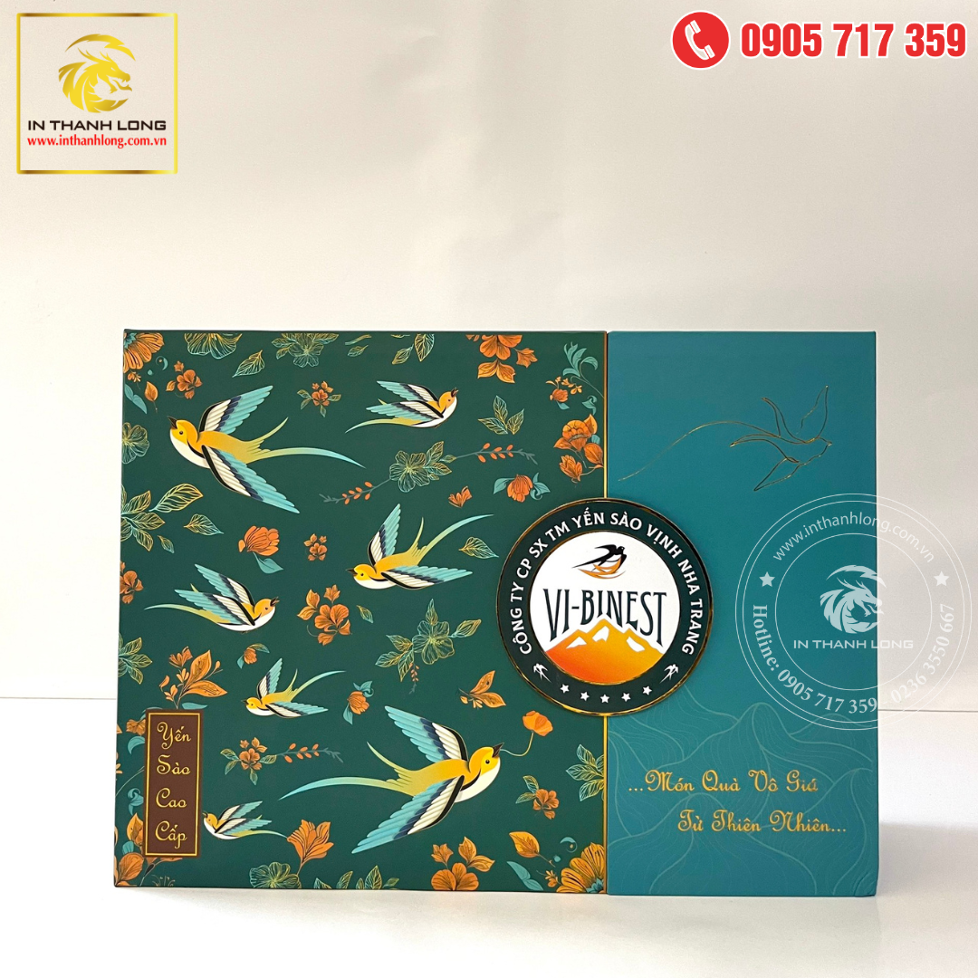 Hộp Yến Sào Nắp Mở Vi Binest