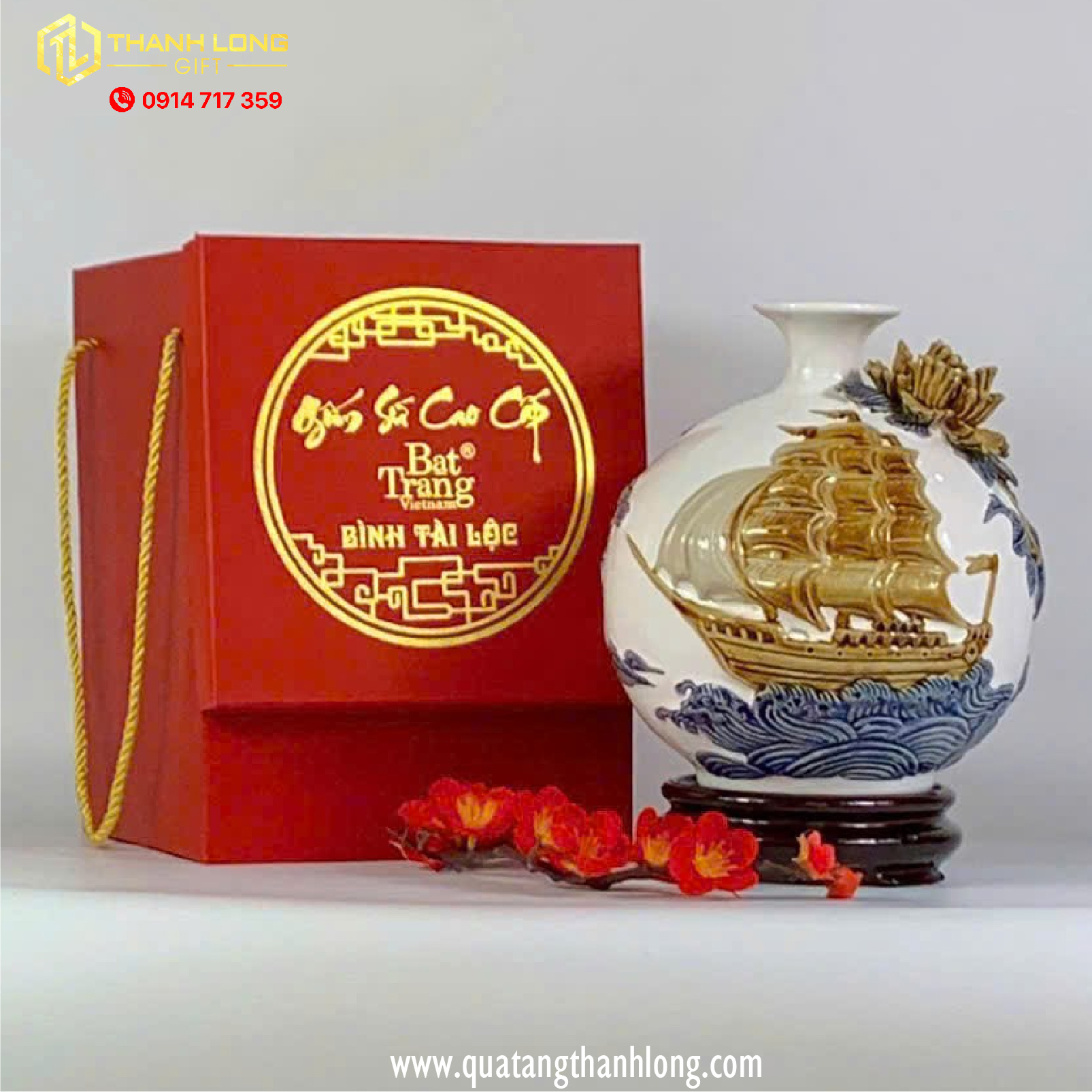 Bình hút Tài Lộc Đế Gỗ