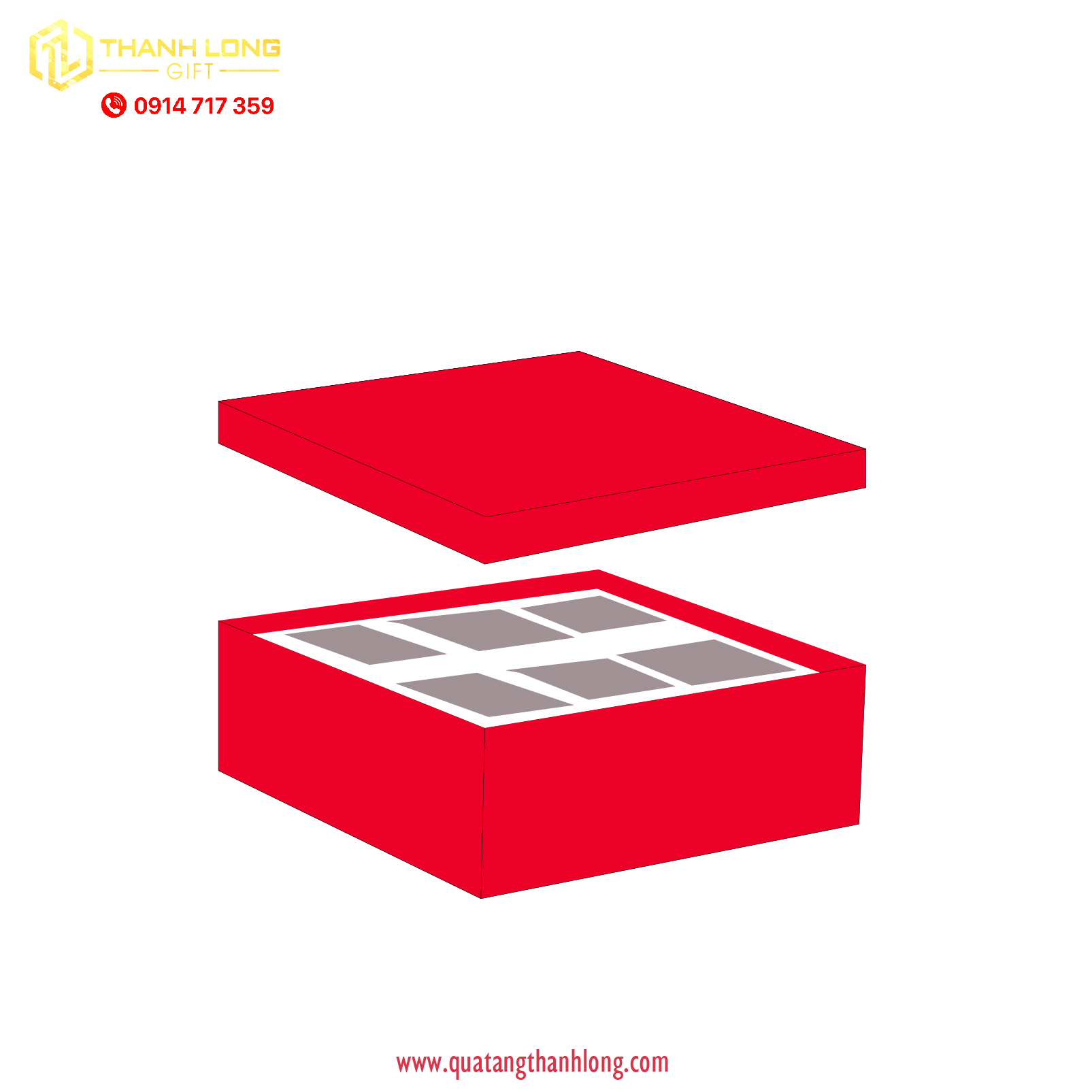 Bộ 6 ly thủy tinh Vietcombank - in ấn thiết kế theo yêu cầu