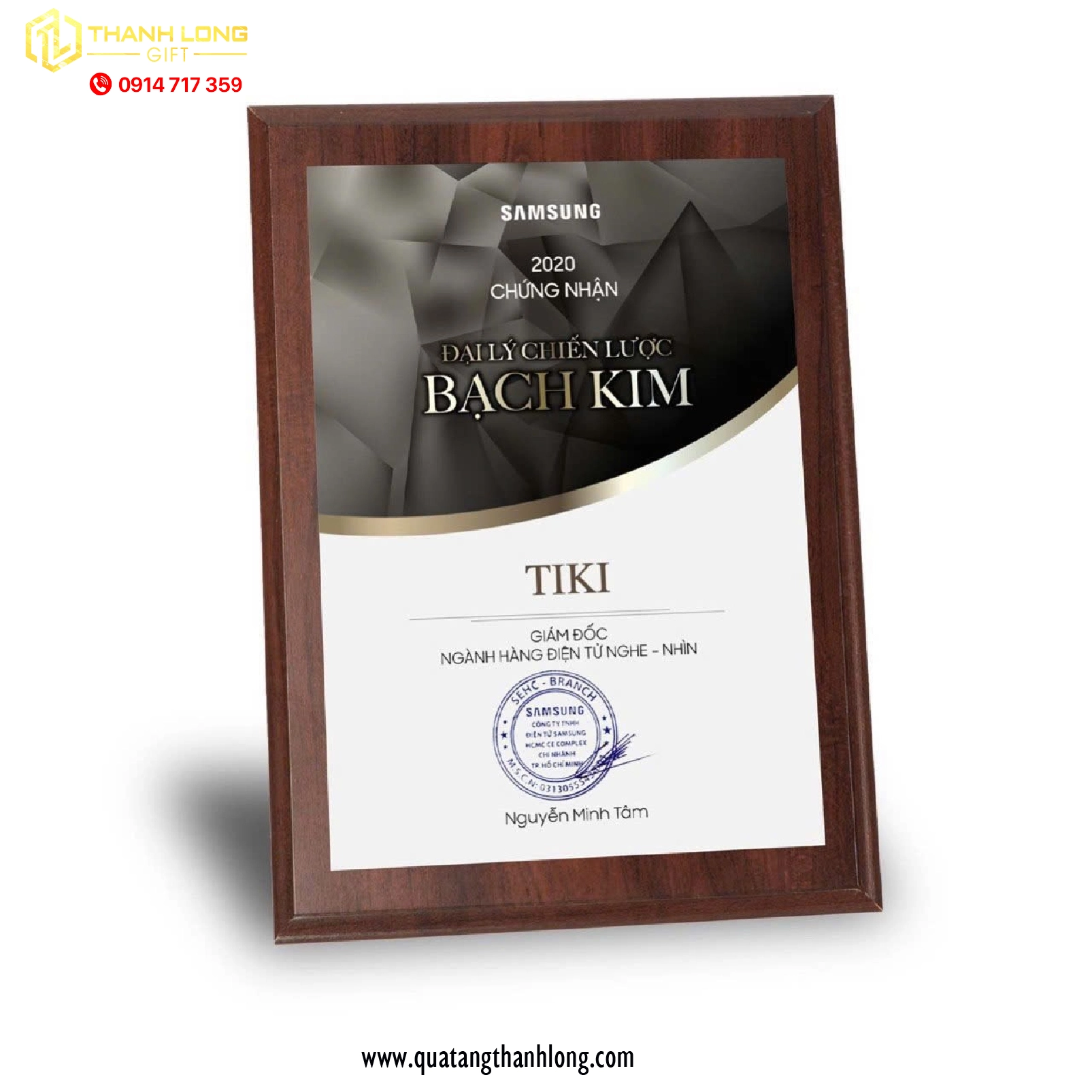 Bảng Vinh Danh Gỗ Cao Cấp