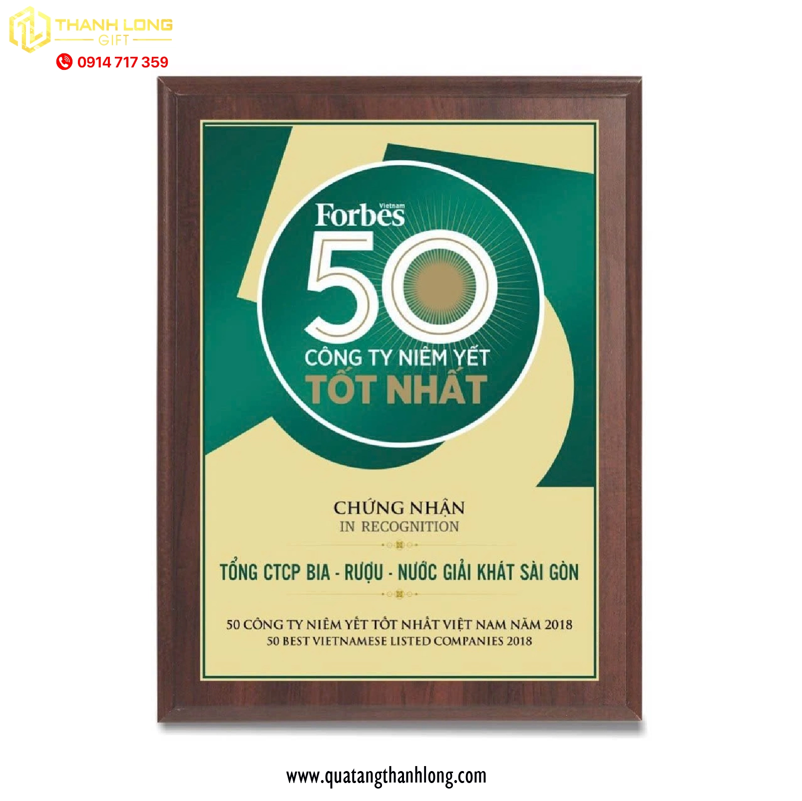 Bảng Vinh Danh Gỗ Cao Cấp