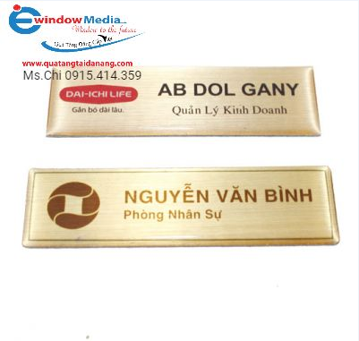 Bảng Tên Nhân Viên Giá Rẻ - Chất Lượng Cao từ Quà Tặng Thanh Long