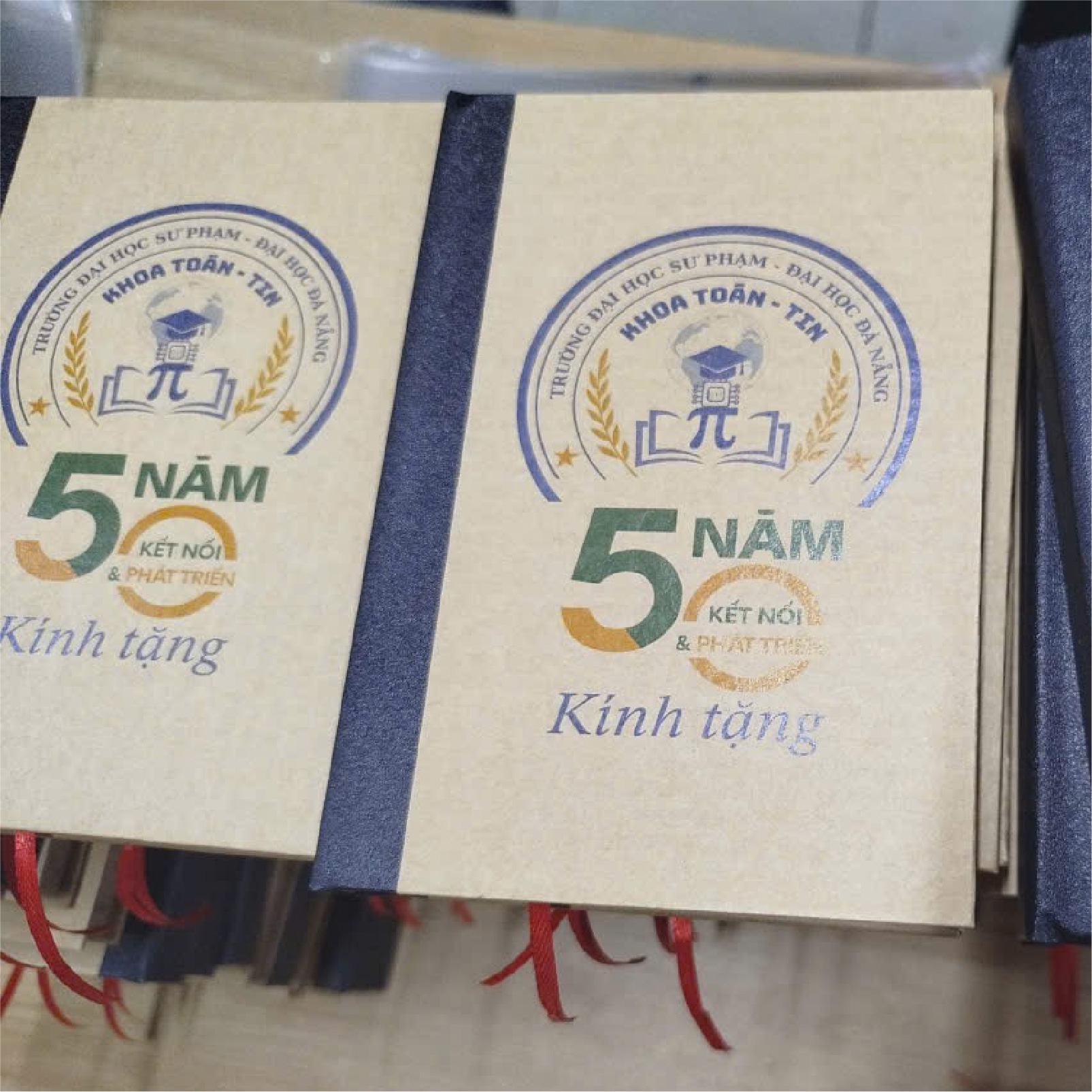 Sổ tay in logo , giấy kraft - Đại Học Đà Nẵng