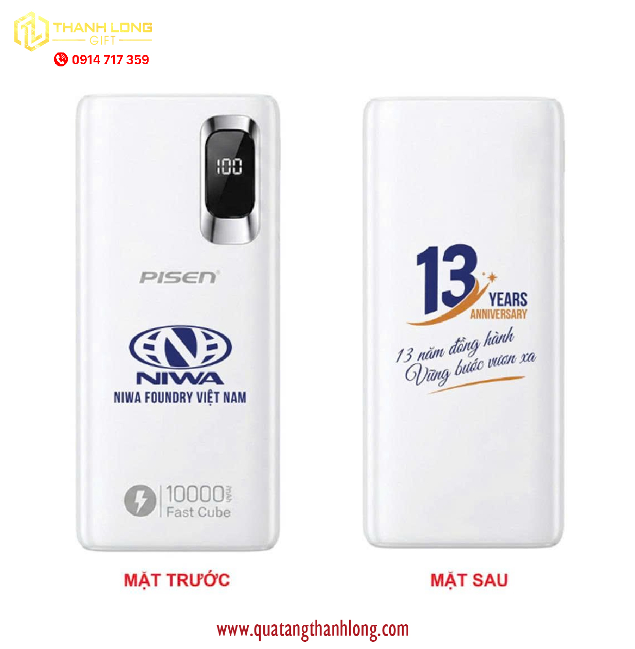 Pin Sạc Dự Phòng in logo theo yêu cầu