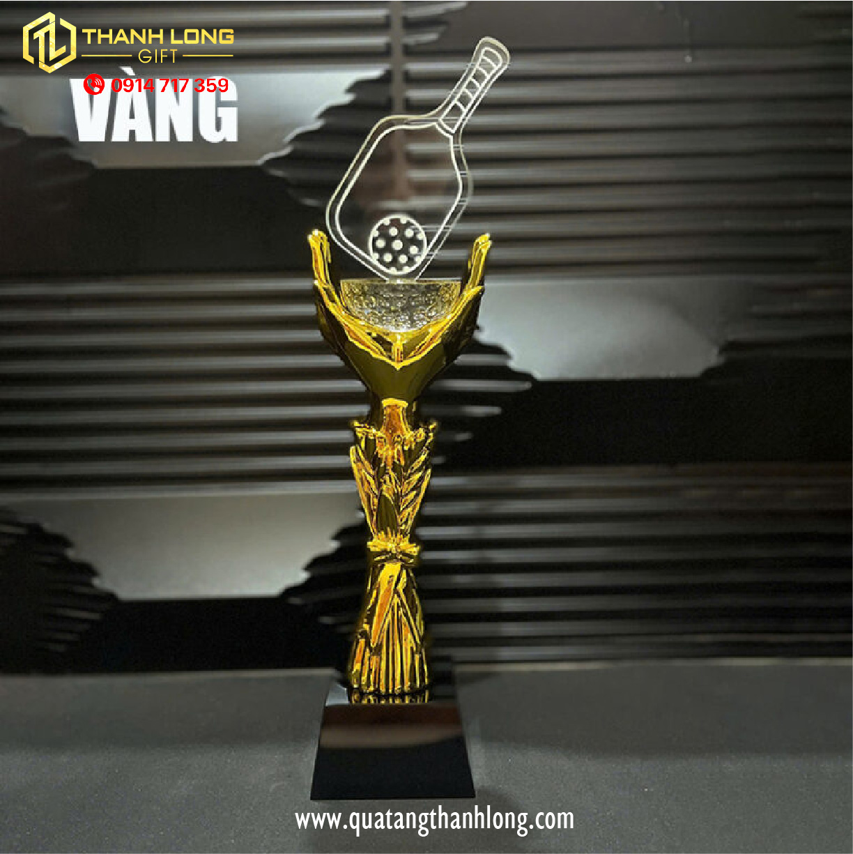 CÚP PICKLEBALL KIM LOẠI VÀNG – BẠC – ĐỒNG - p10
