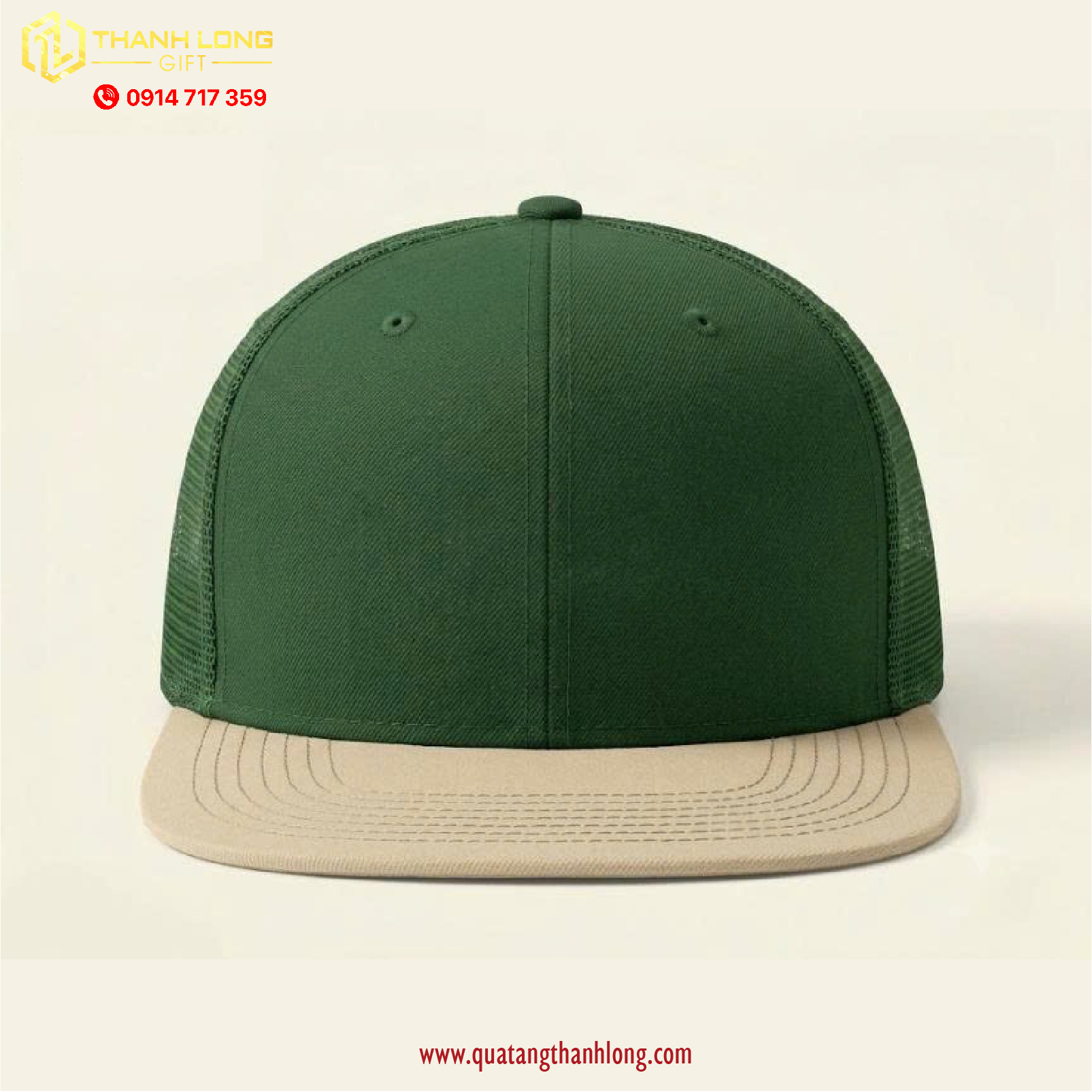 Mũ Hip hop trẻ em in logo theo yêu cầu