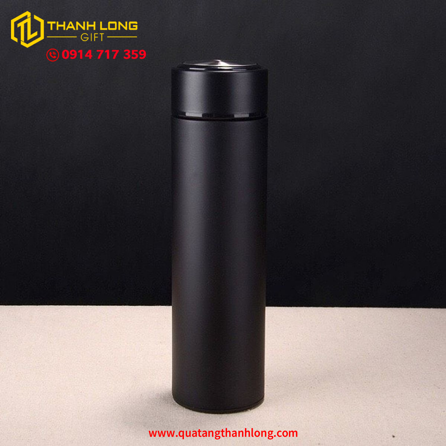 Bình nhiệt in logo 500ml nắp vặn