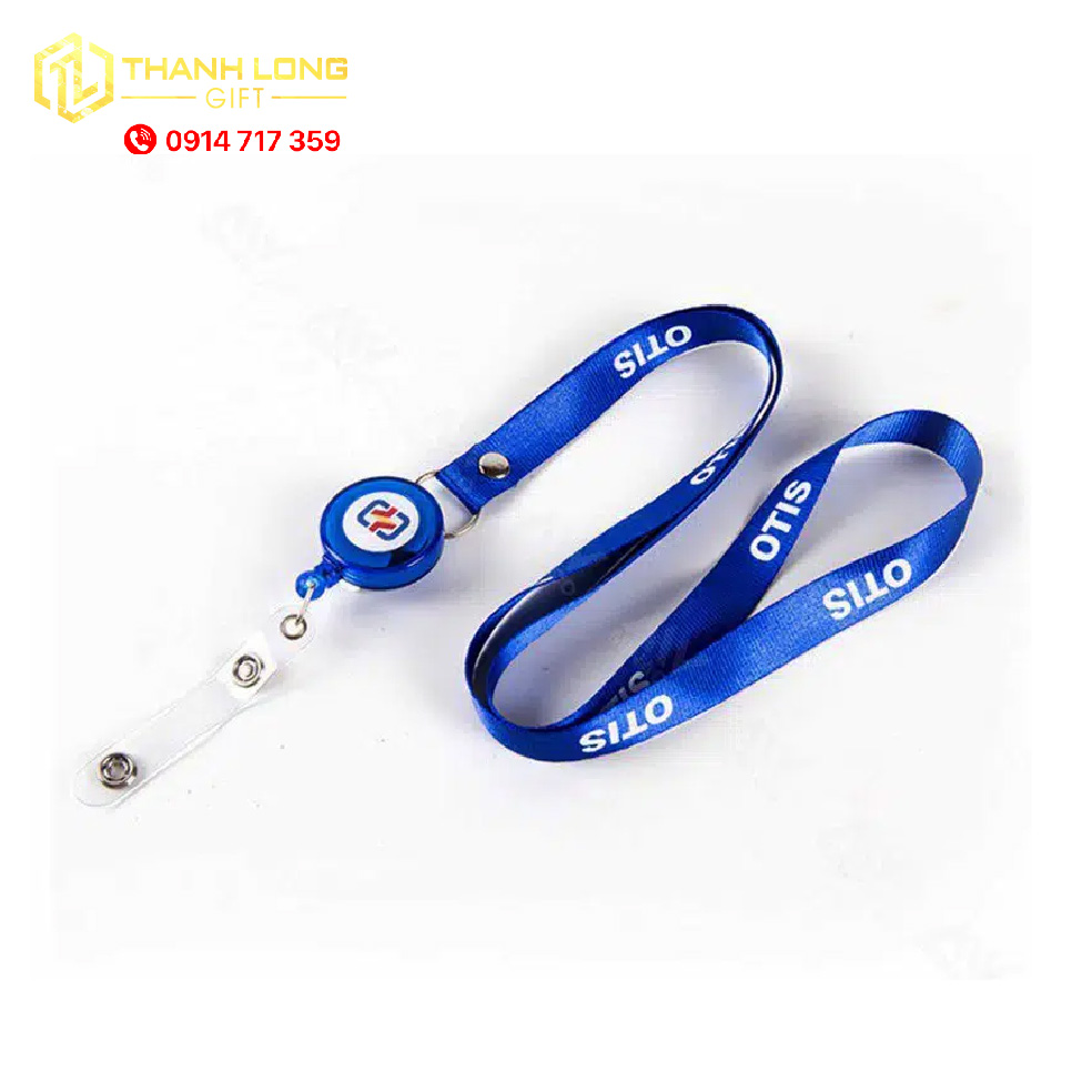 Dây đeo bảng tên có dây rút in theo yêu cầu