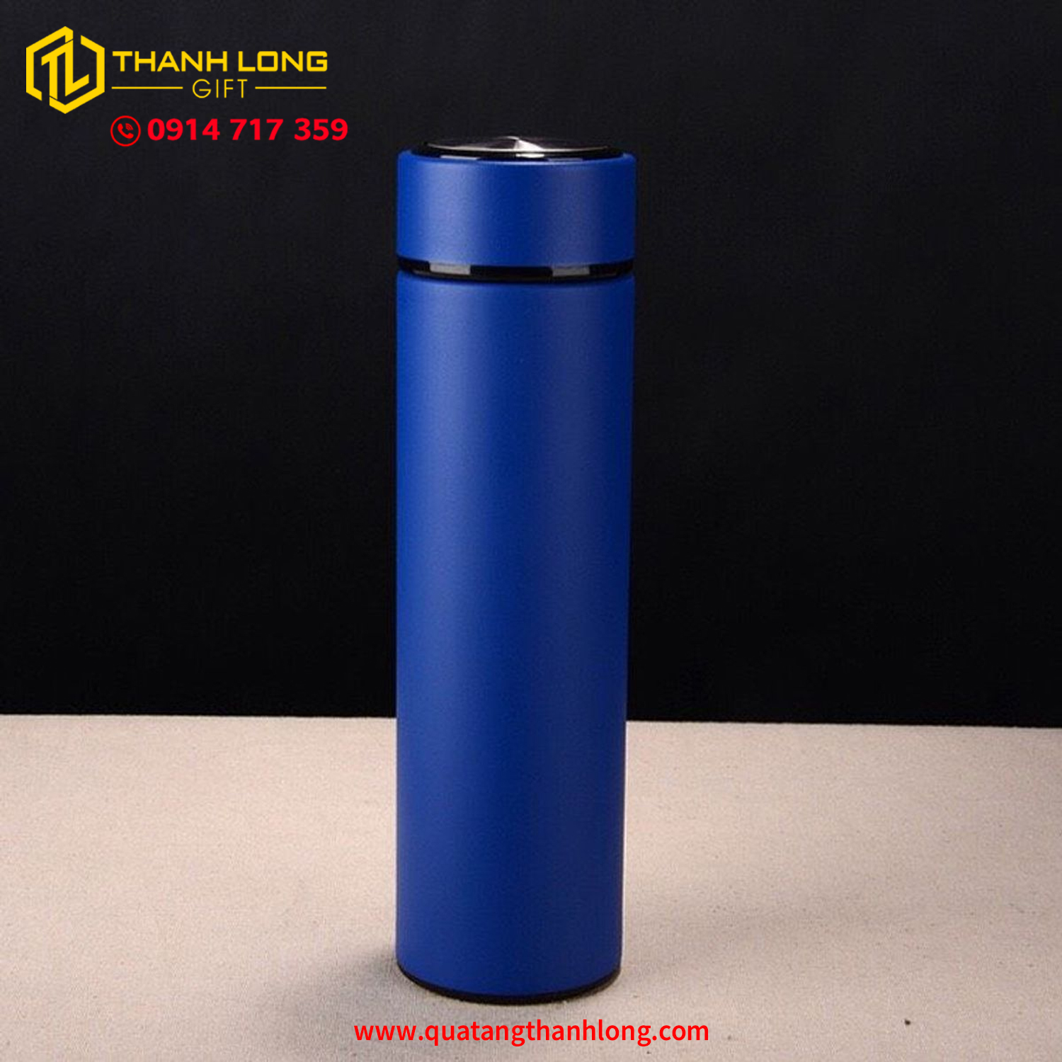 Bình nhiệt in logo 500ml nắp vặn