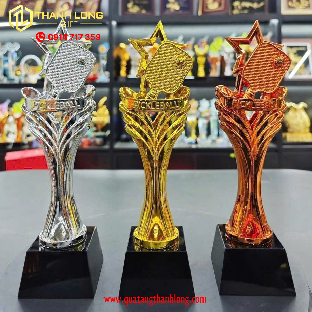 CÚP PICKLEBALL KIM LOẠI VÀNG – BẠC – ĐỒNG - p08