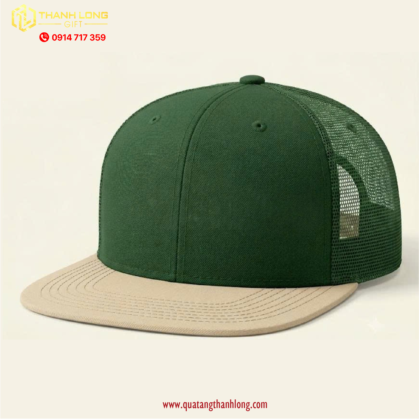 Mũ Hip hop trẻ em in logo theo yêu cầu