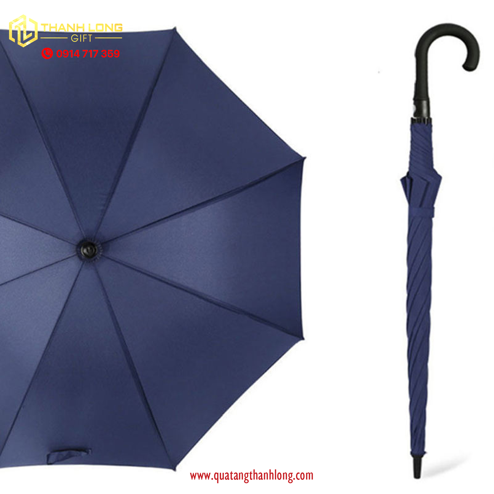 Dù Cầm Tay Gấp 3 tự động 2 chiều Mikazuki