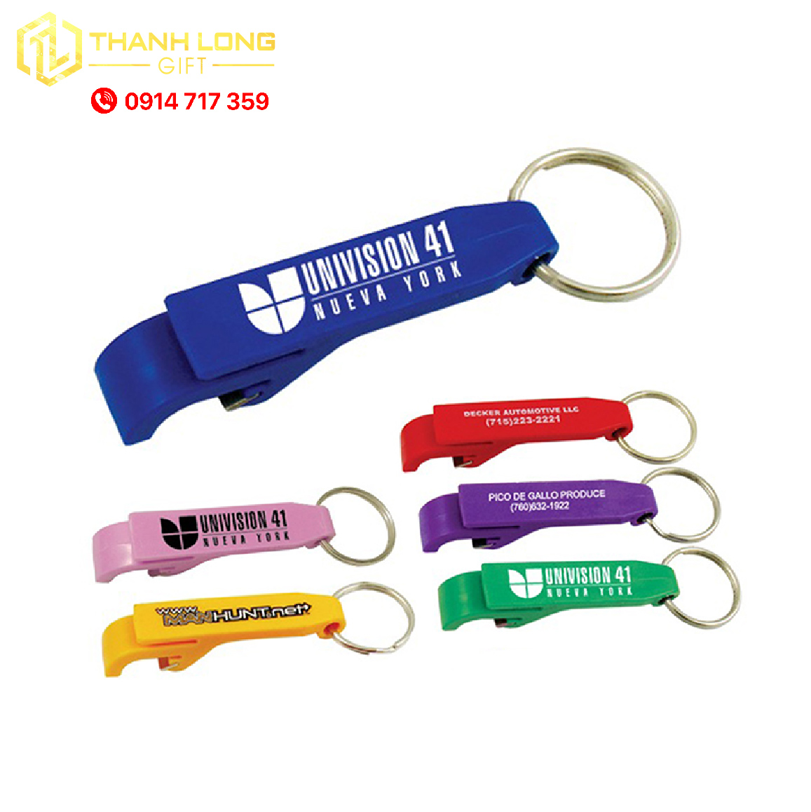 MÓC KHÓA KIM LOẠI KHUI BIA mk03