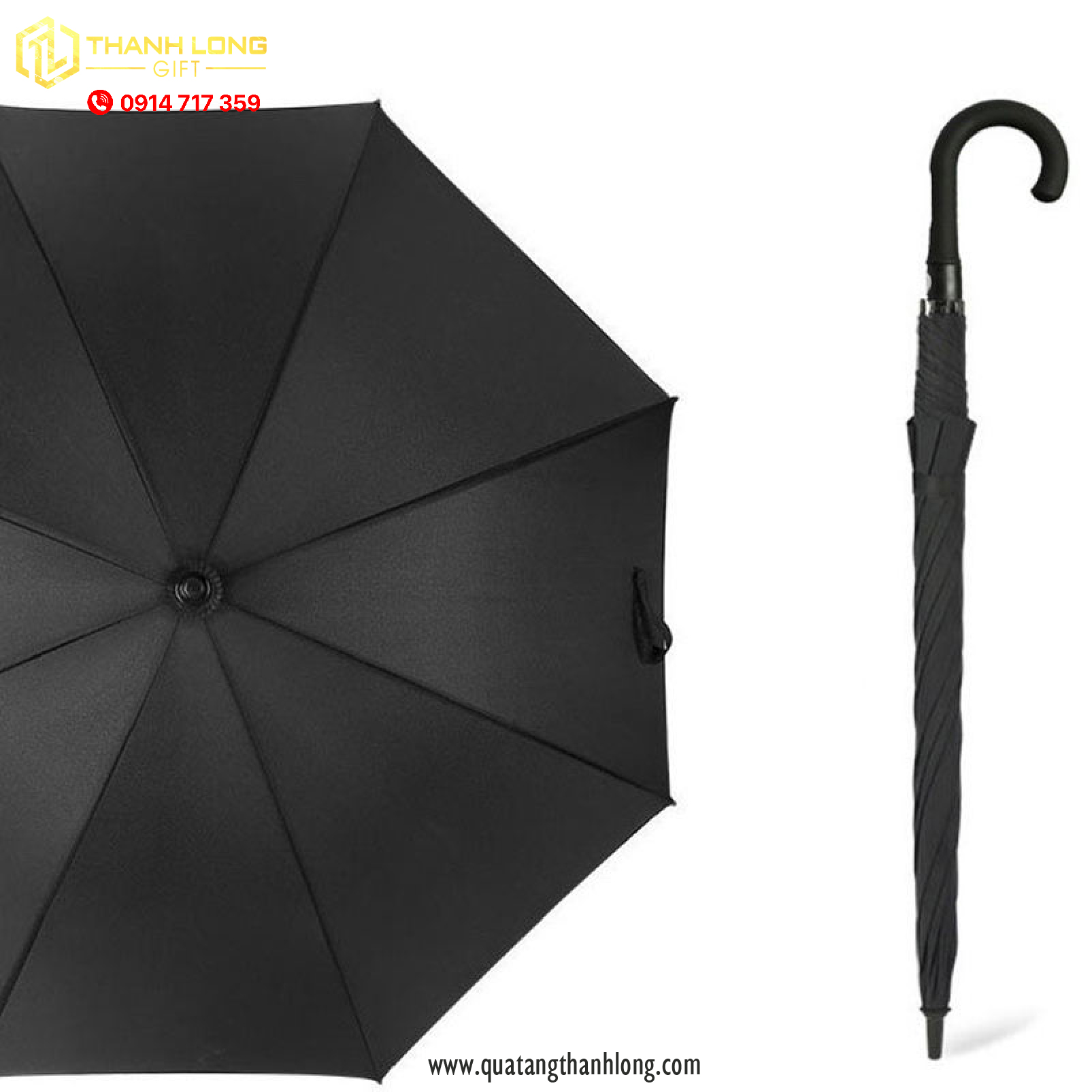 Dù Cầm Tay Gấp 3 tự động 2 chiều Mikazuki