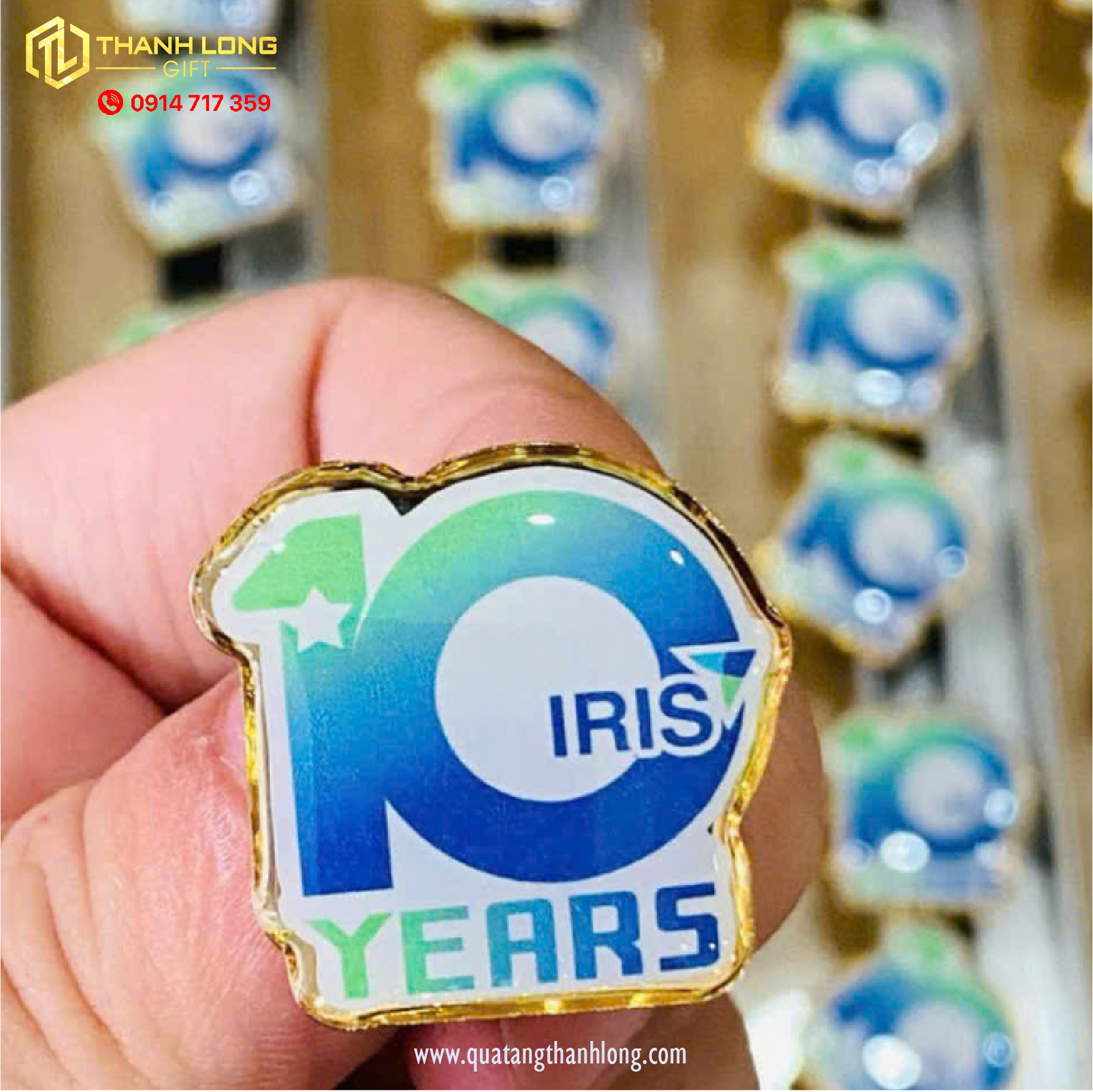 Huy hiệu kim loại in theo yêu cầu