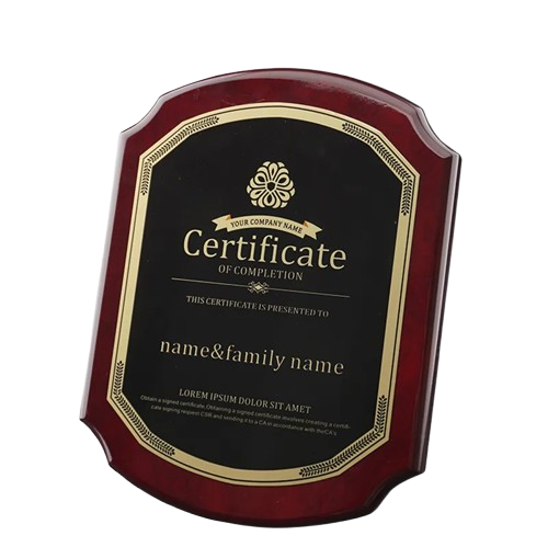 Bảng vinh danh gỗ đồng