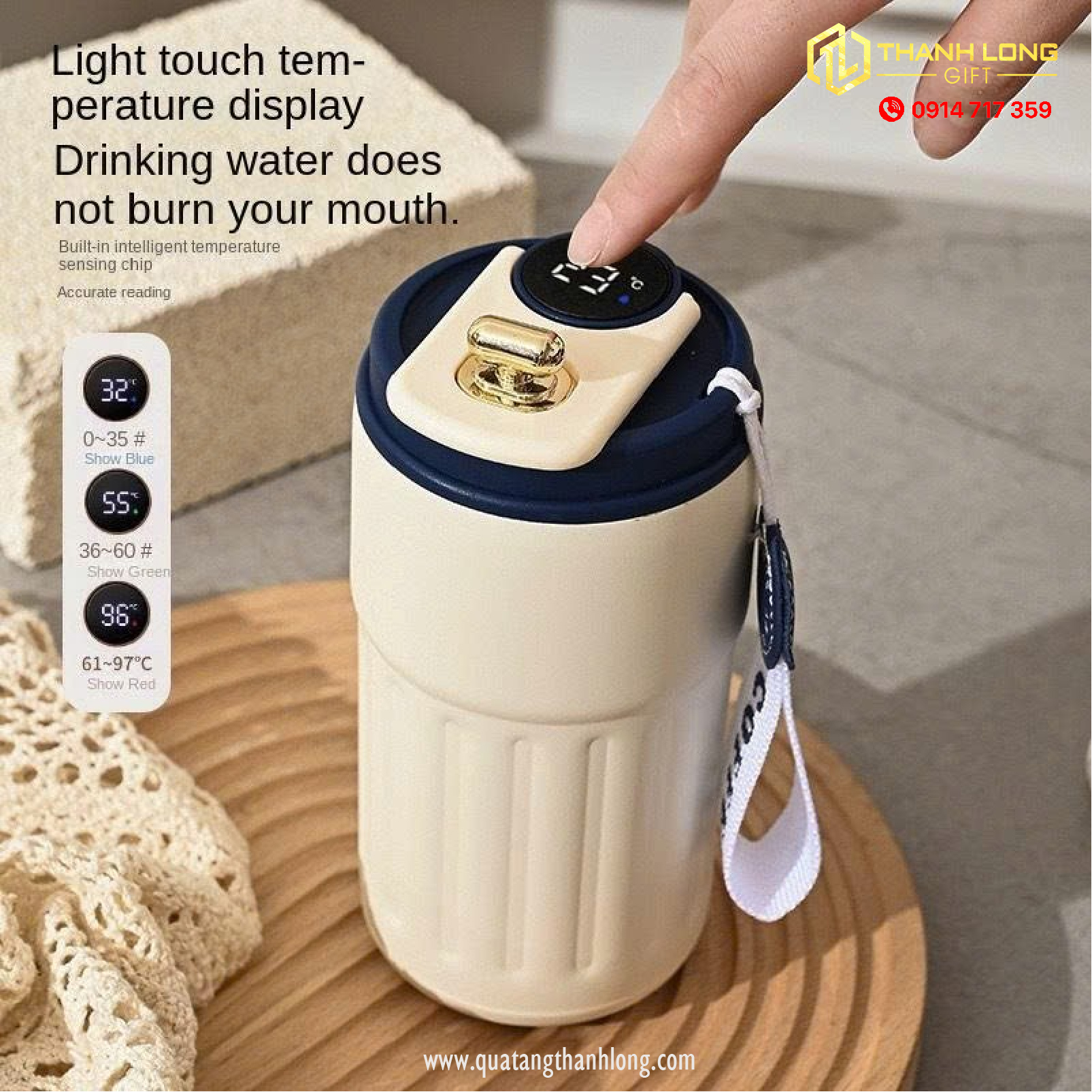 Bộ quà tặng ly nhiệt - dù cầm tay