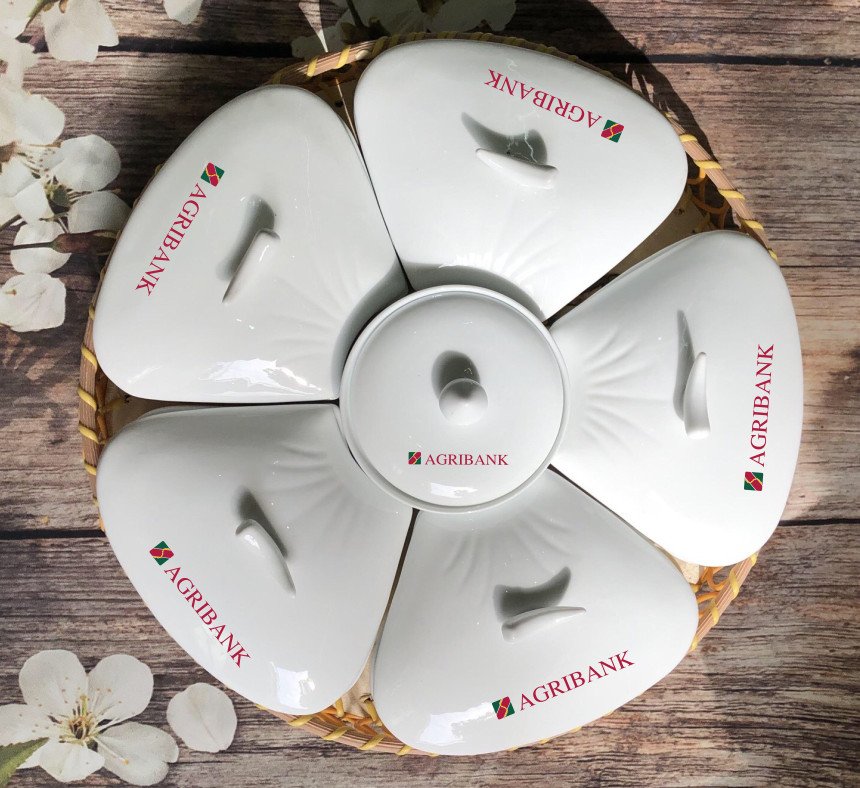 Bộ quà tặng khay mứt