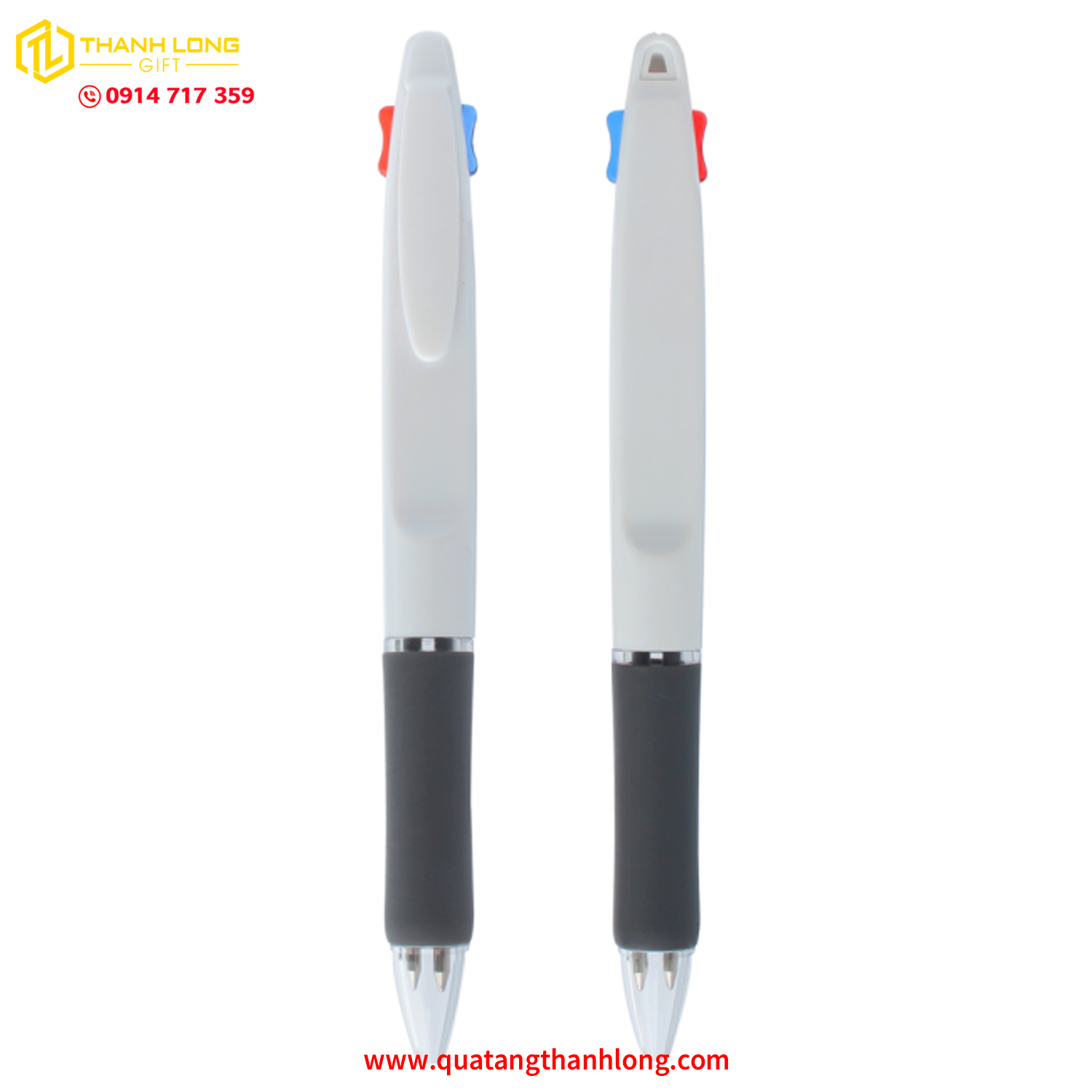 Bút Bi Nhựa 2 Ngòi W2088