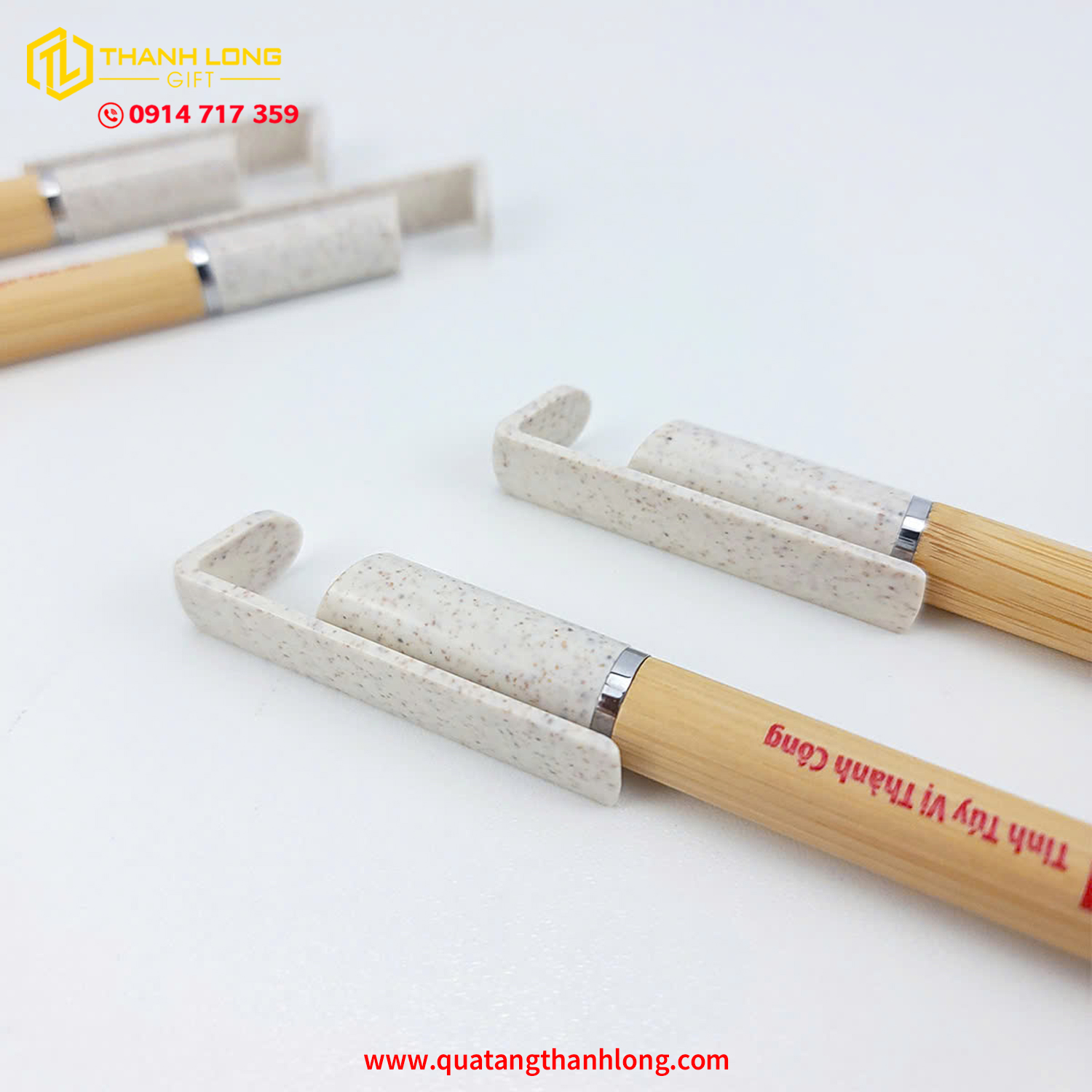 Bút Bi Vỏ Tre BP7001 In Logo Theo Yêu Cầu