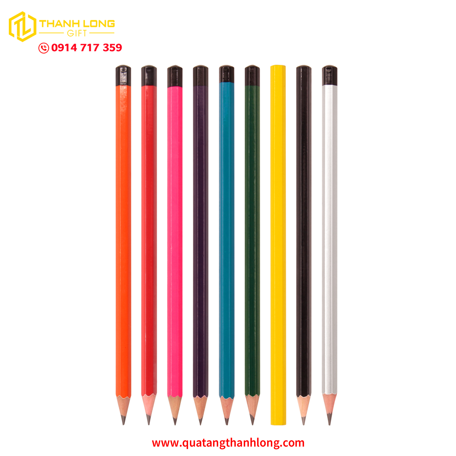 Bút Chì Đen Lõi 2B In Theo Yêu Cầu