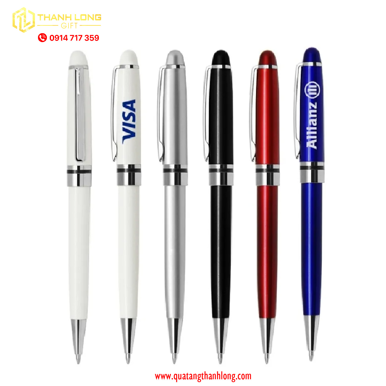 Bút ký kim loại in logo theo yêu cầu