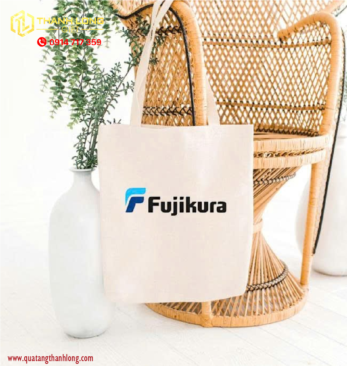Túi vải canvas in theo yêu cầu