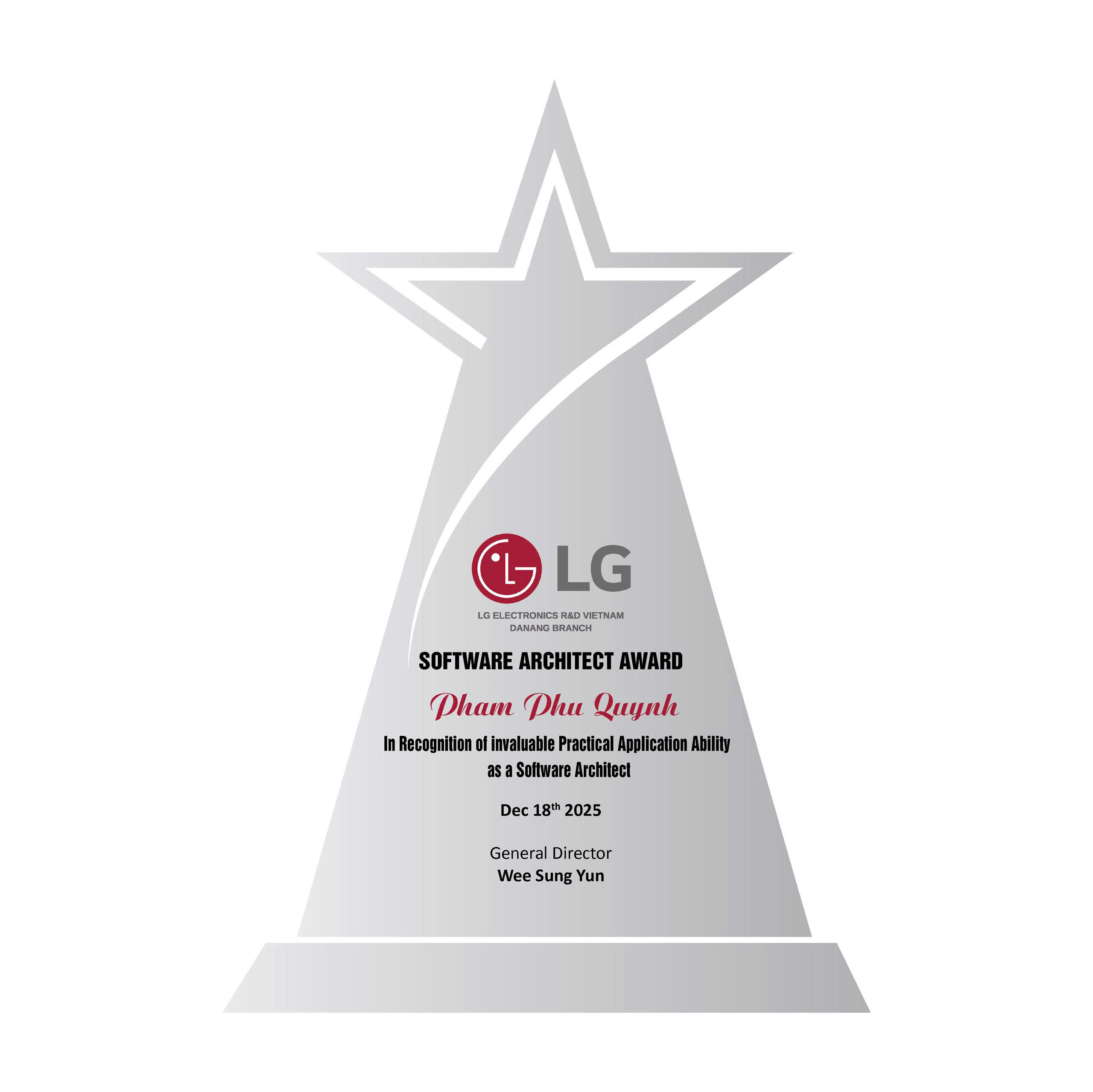 Kỷ Niệm Chương Thủy Tinh Ngôi sao