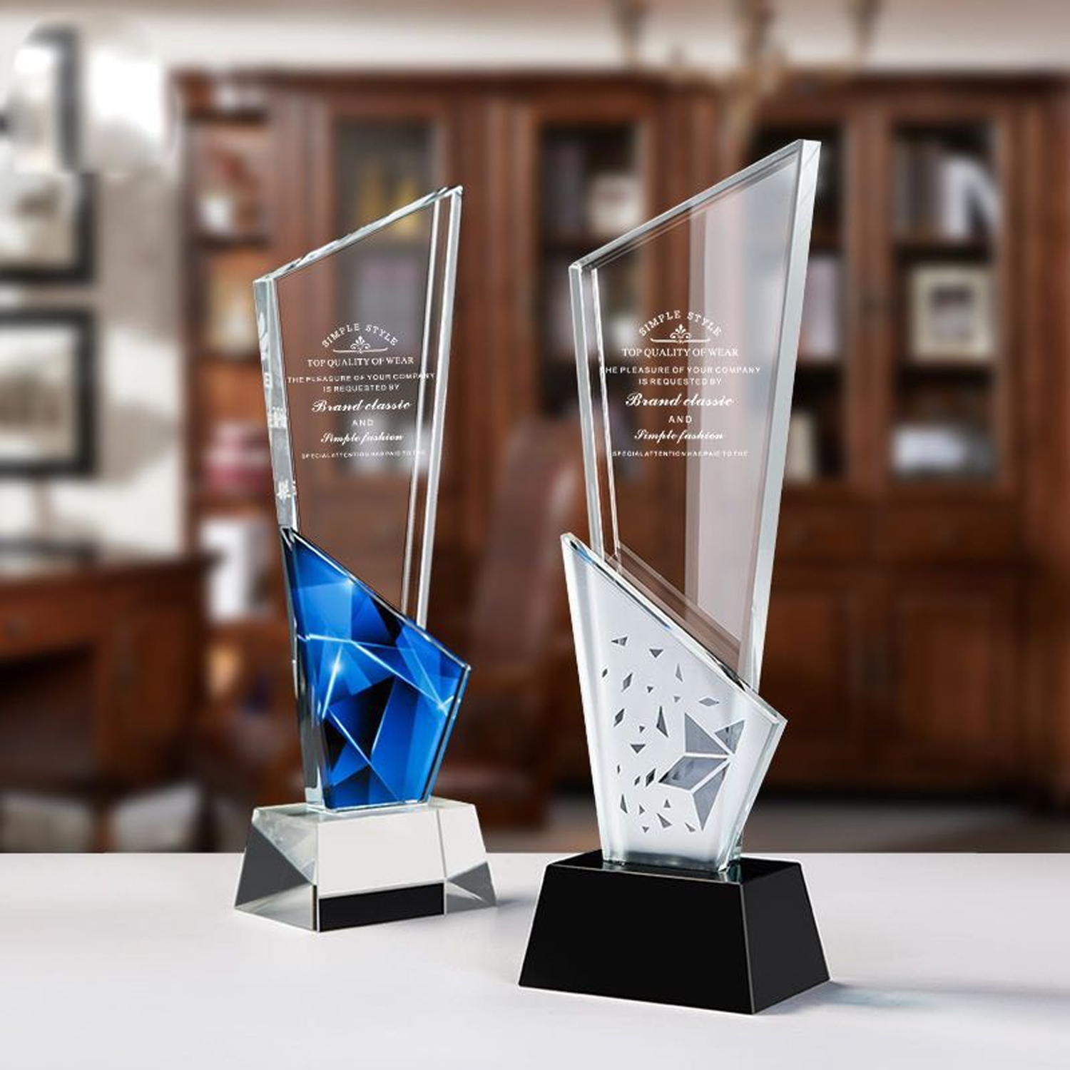 Cúp Pha Lê Vinh Danh Cao Cấp