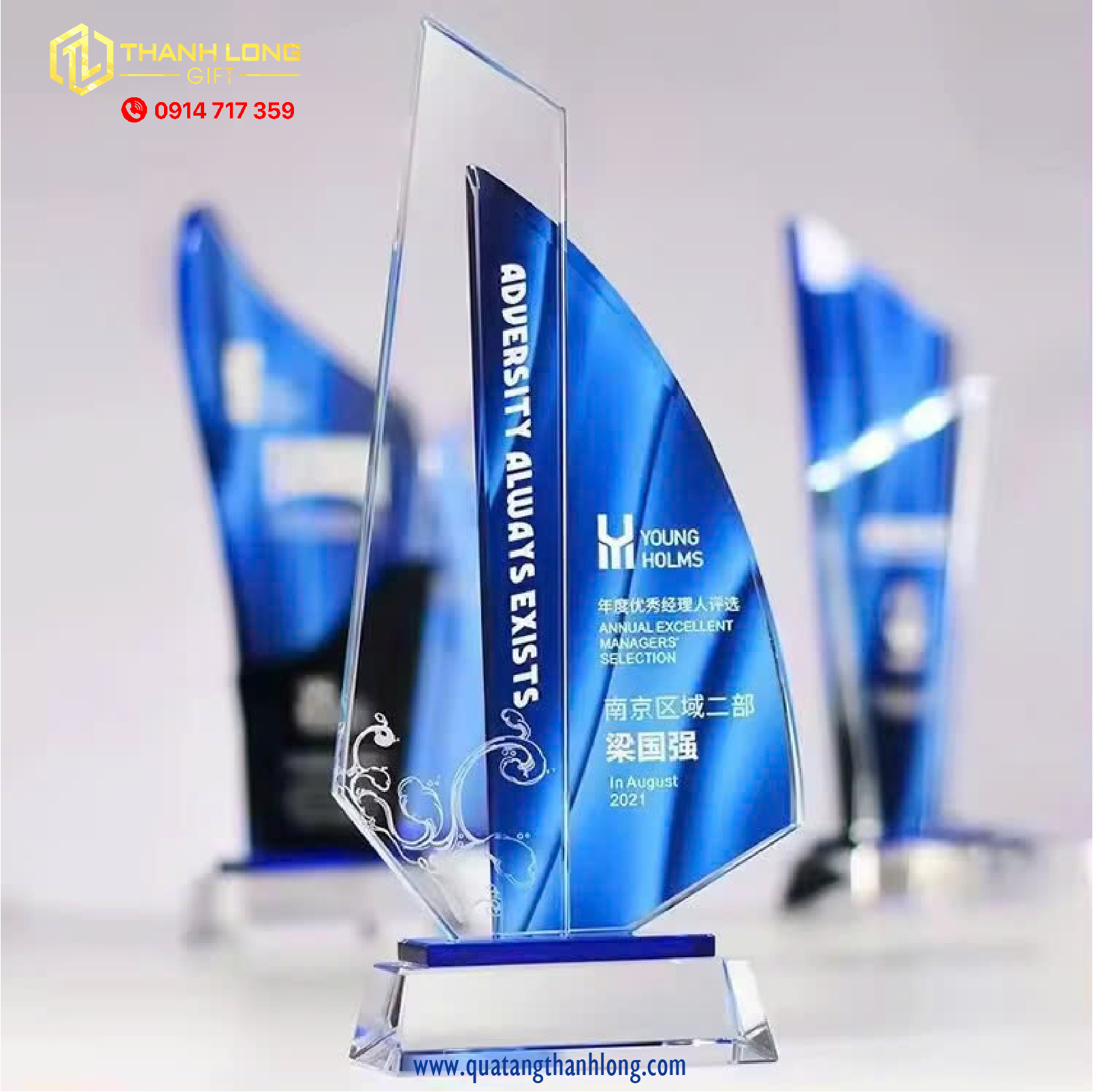 Cúp Pha Lê Cánh Buồm