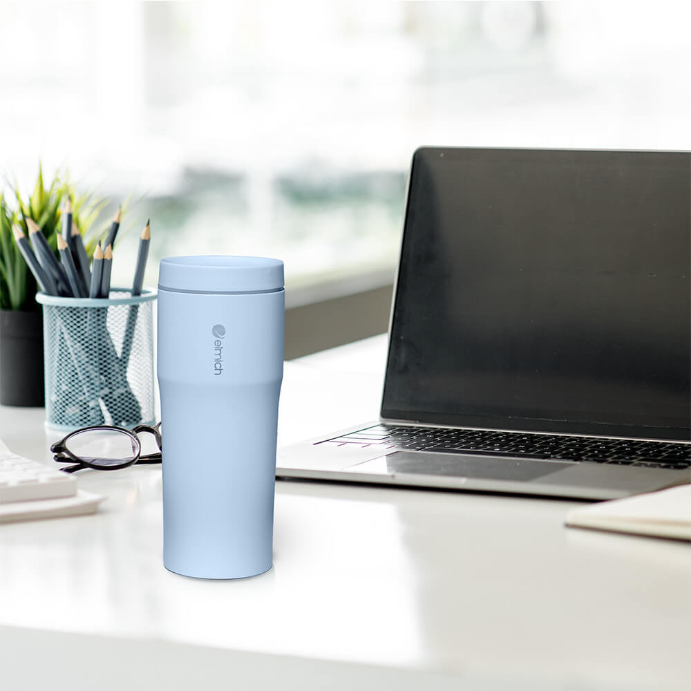 Cốc giữ nhiệt inox Elmich 480ml in logo