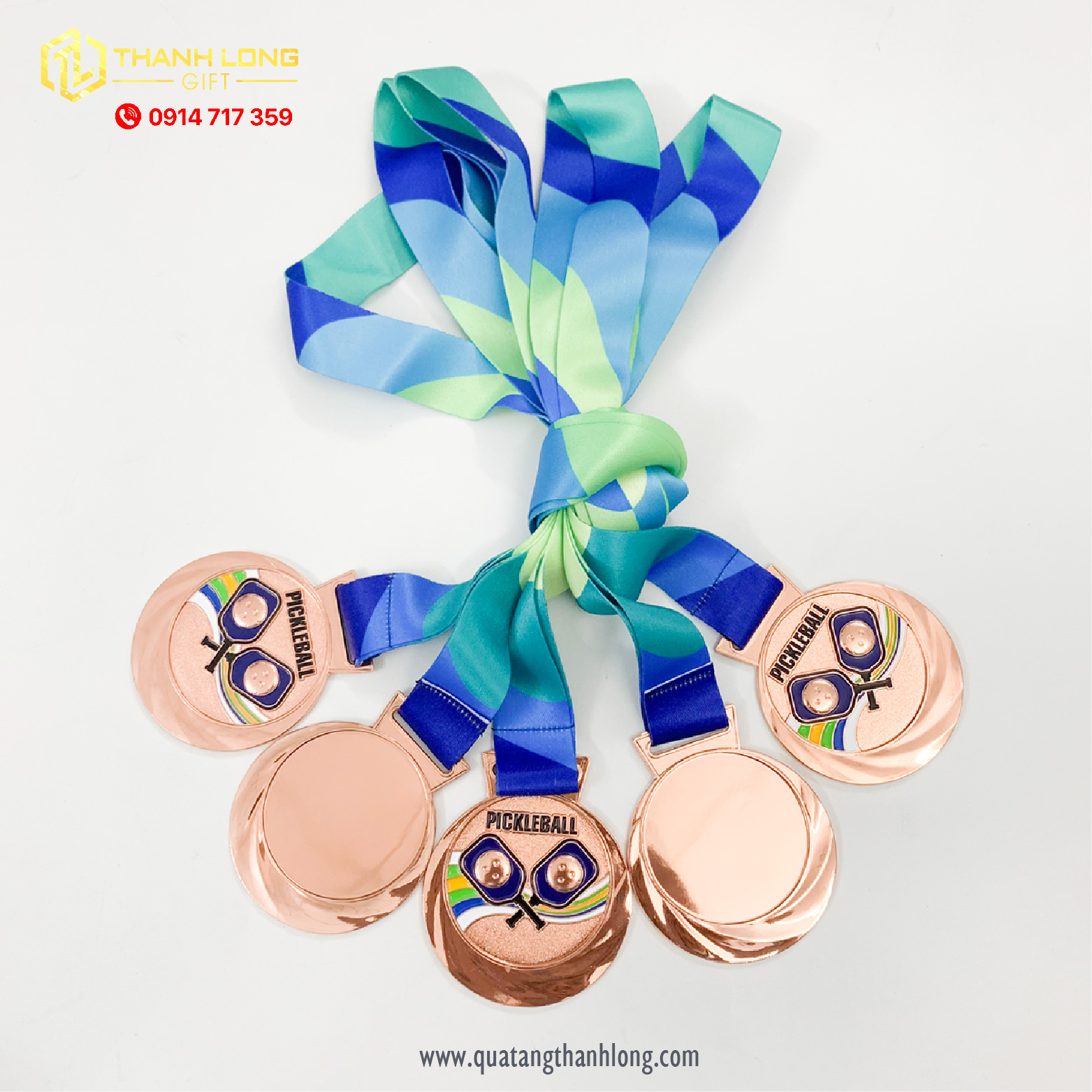 Huy chương Pickleball trao giải, vinh danh, quà tặng