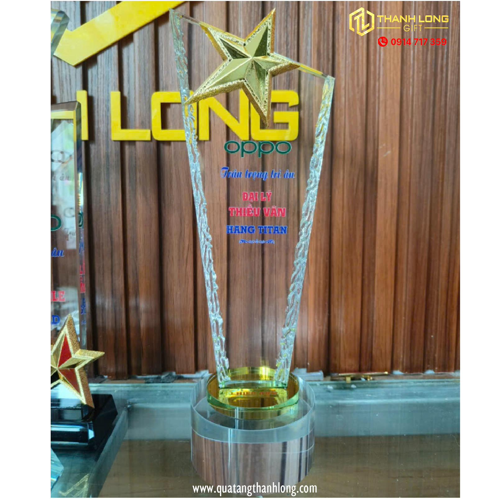 CÚP VINH DANH - OPPO VIỆT NAM