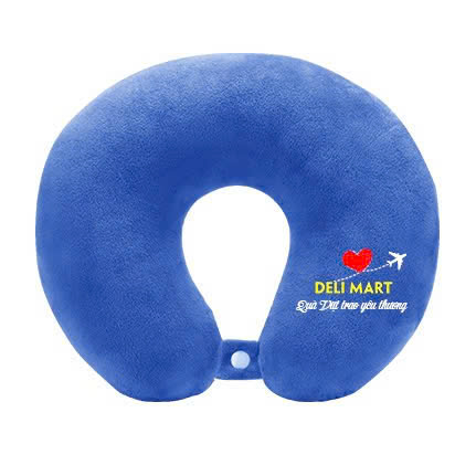 Gối tựa cổ in thêu logo theo yêu cầu