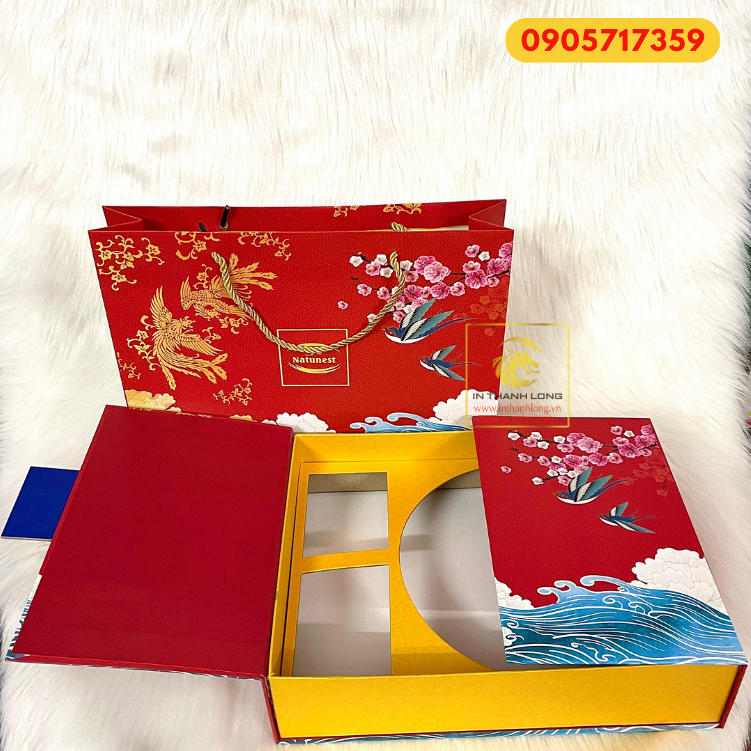 Hộp Yến Sào Nắp Mở