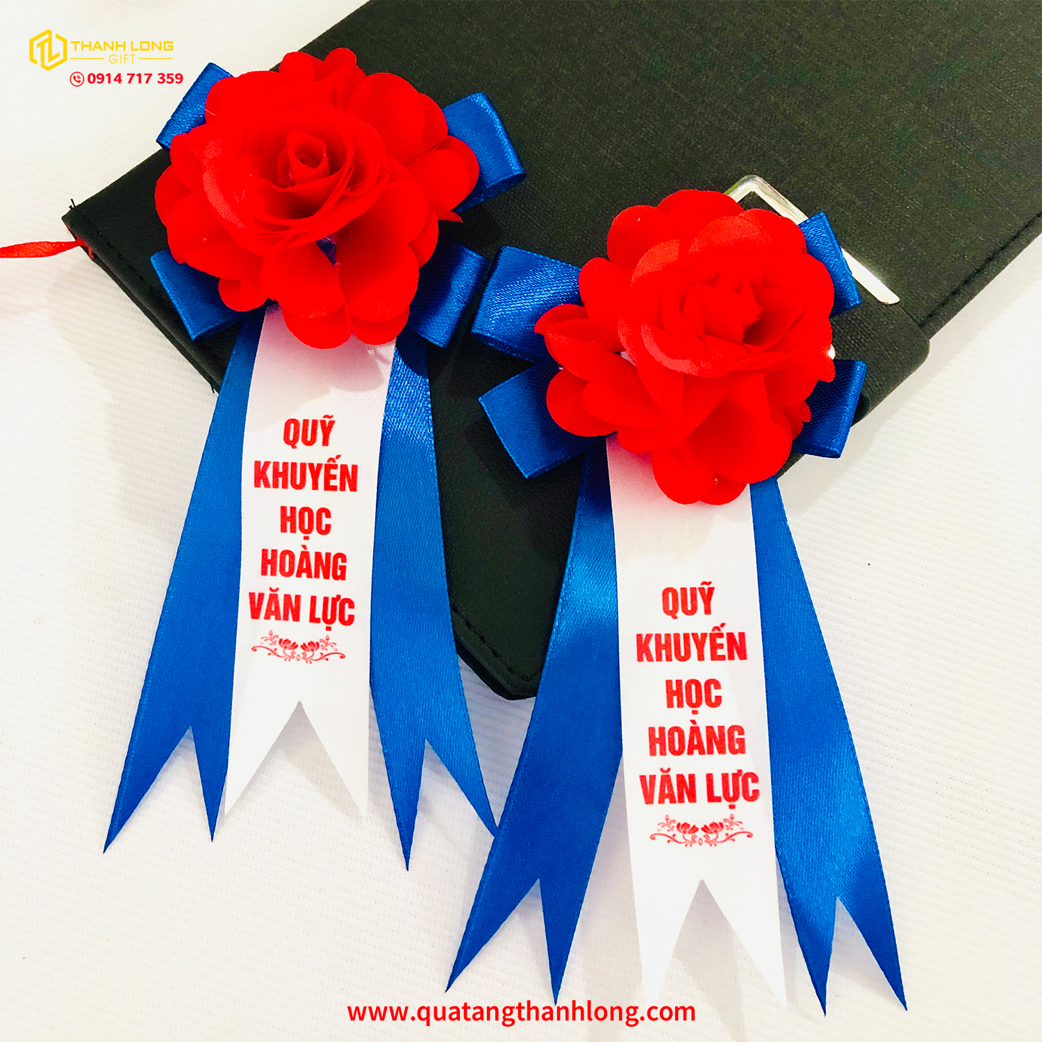 Hoa Vải Cài Áo Cao Cấp - In Theo Yêu Cầu