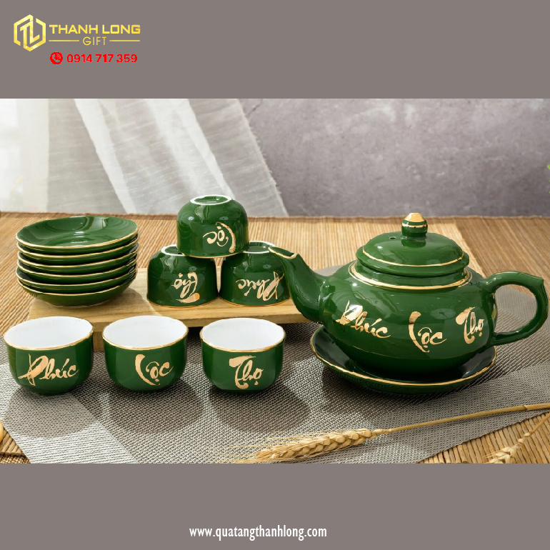 Bộ ấm chén sứ