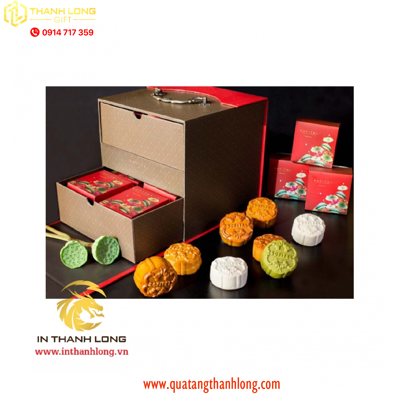 Hộp Bánh Trung Thu Ngăn Kéo