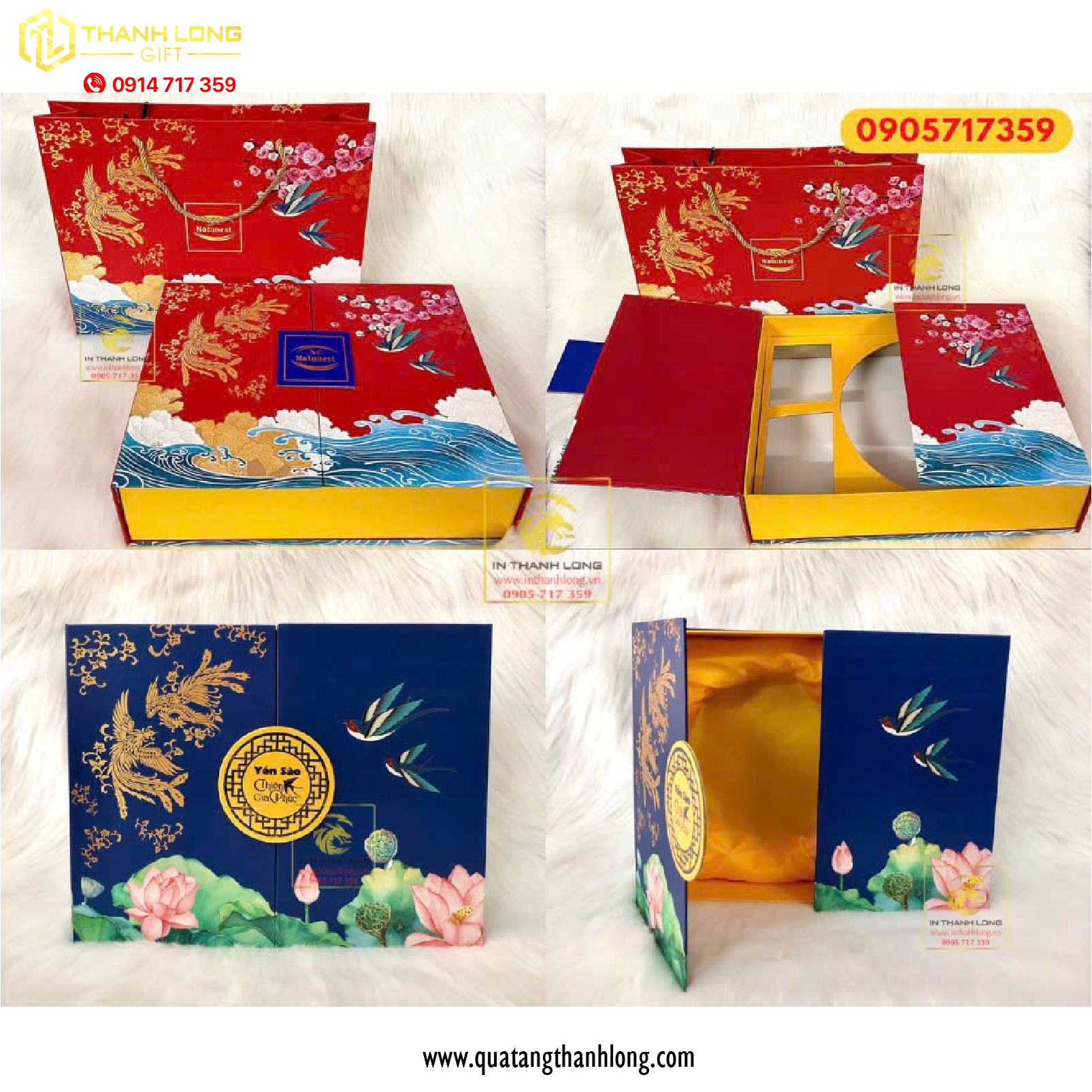 Hộp Yến Sào Nắp Mở