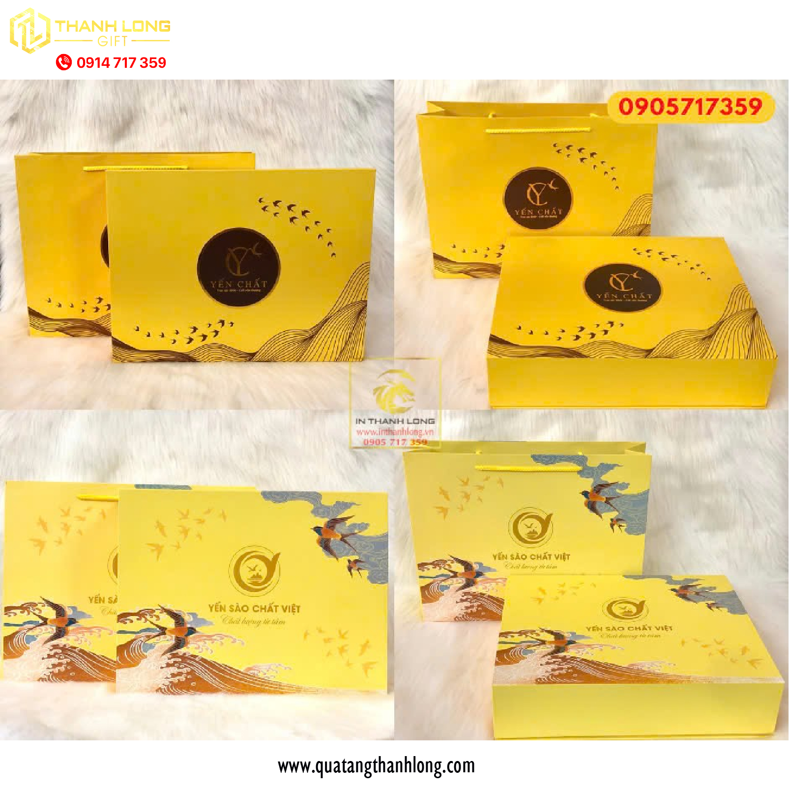 Hộp Yến Sào Cao Cấp Nắp Lật Nam Châm