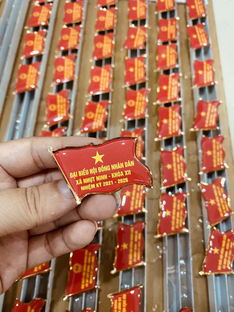 Huy hiệu lá cờ Đại Hội