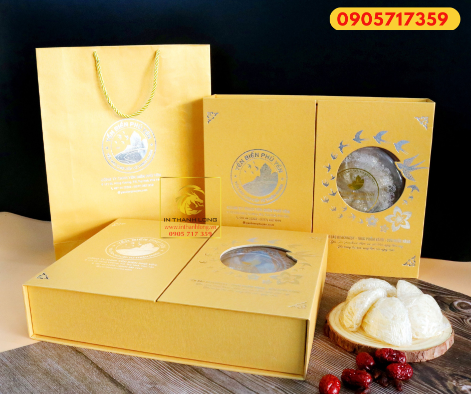 Hộp Yến Sào Nắp Mở Yến Biển Phú Yên