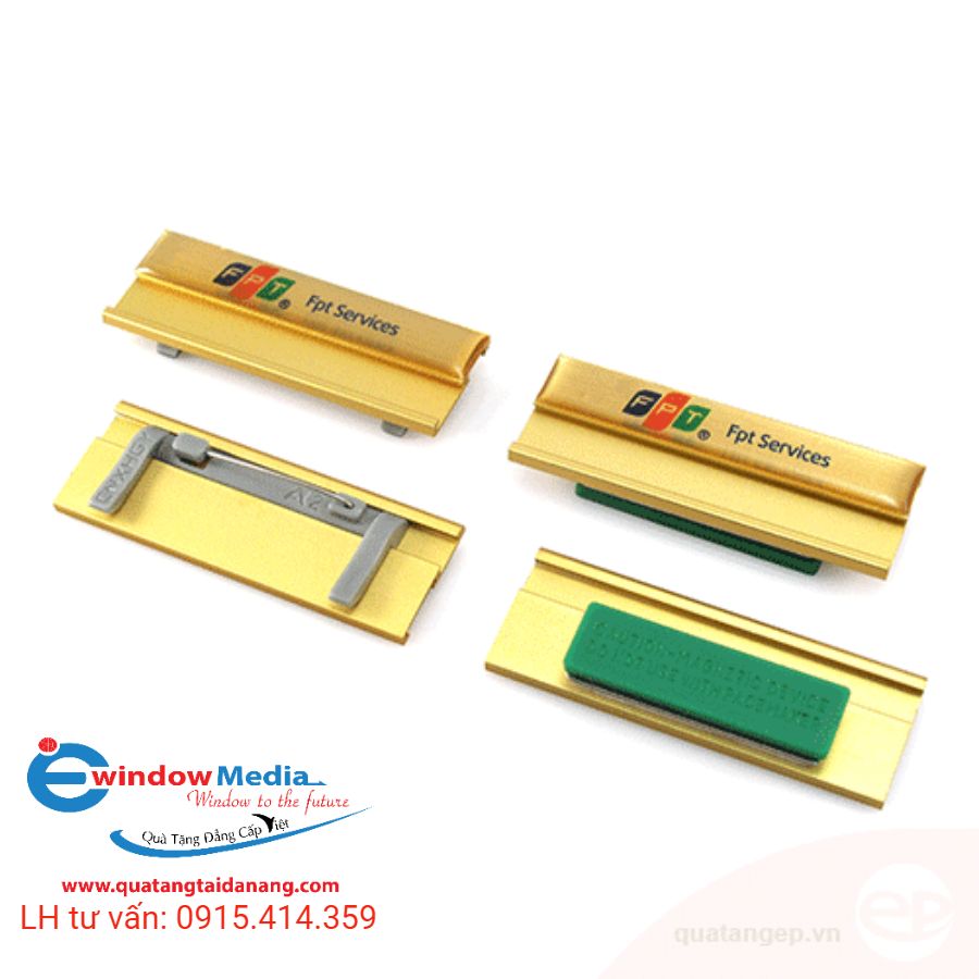 Bảng Tên Nhân Viên Giá Rẻ - Thiết Kế Theo Yêu Cầu Từ Quà Tặng Thanh Long