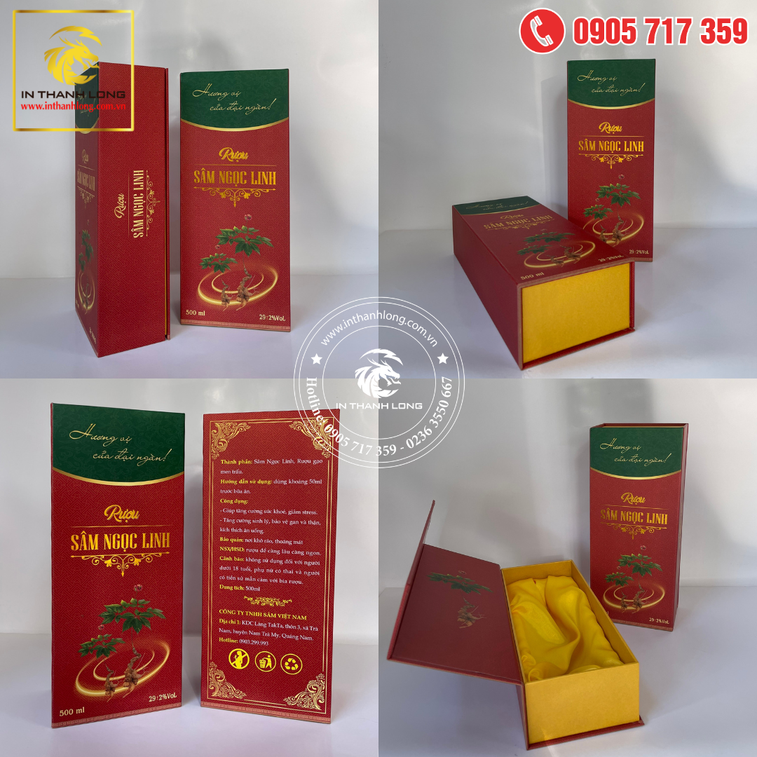 Hộp Rượu Sâm Ngọc Linh