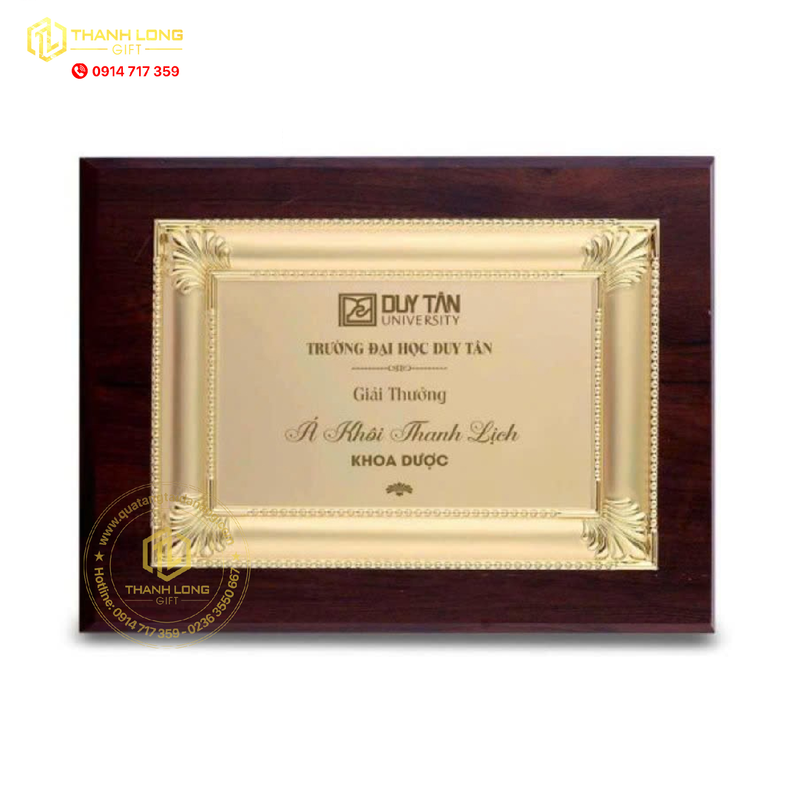 Bảng vinh danh trường ĐH Duy Tân