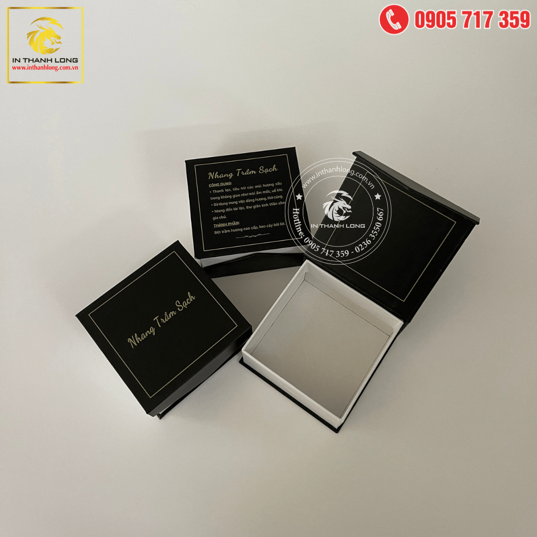 Hộp Trầm Hương Nắp Lật Nam Châm