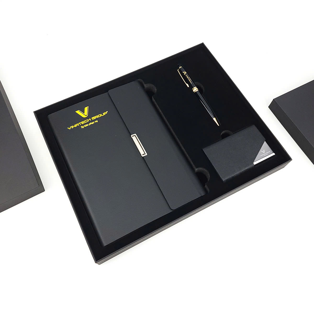Bộ gift set Sổ da in logo theo yêu cầu
