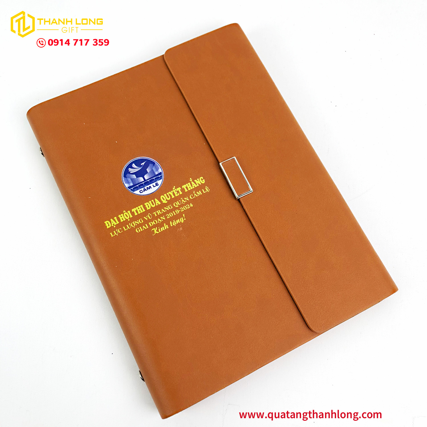Sổ Tay Da Cao Cấp In Theo Yêu Cầu - Quà Tặng Đại Hội