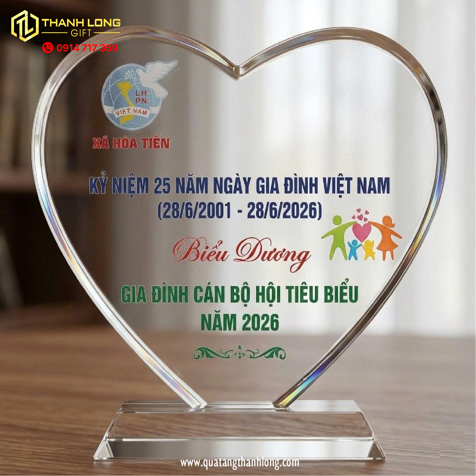 Kỷ niệm chương trái tim ngày gia đình Việt Nam